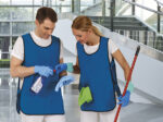 RED TABARD UNIFORM WIPER – ADJUSTABLE CLEANING APRON WITH DUAL FRONT POCKET - Image 6